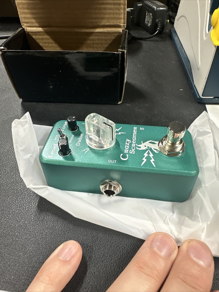 MP-315 Crazy Screamer Classical Overdrive Pedal Effect Hot/Warm Modes True