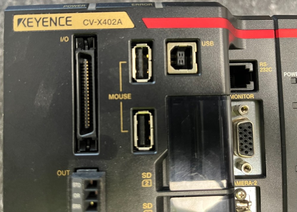 Used Keyence CV-X402A Pixel Vision Controller W/CA-DC40E