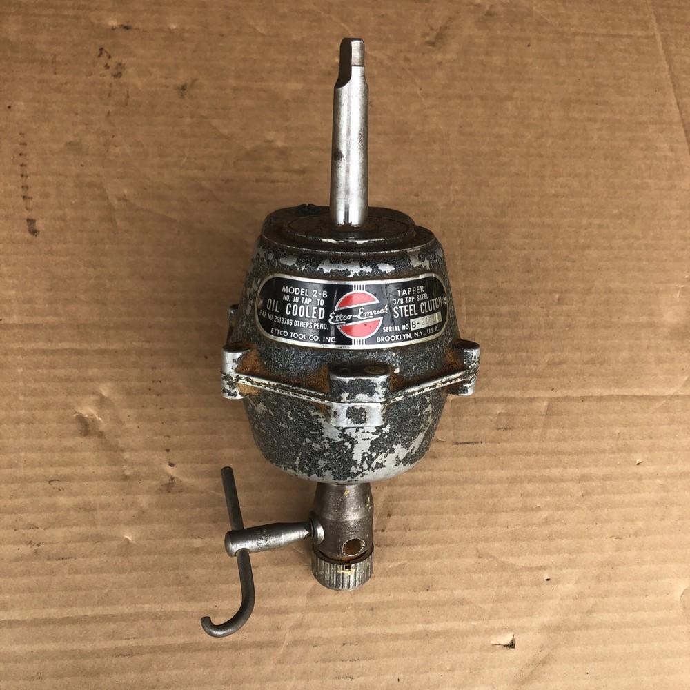 Ettco 2-B Tapping Tapper Head Attachment MT 2 Morse Taper Shank
