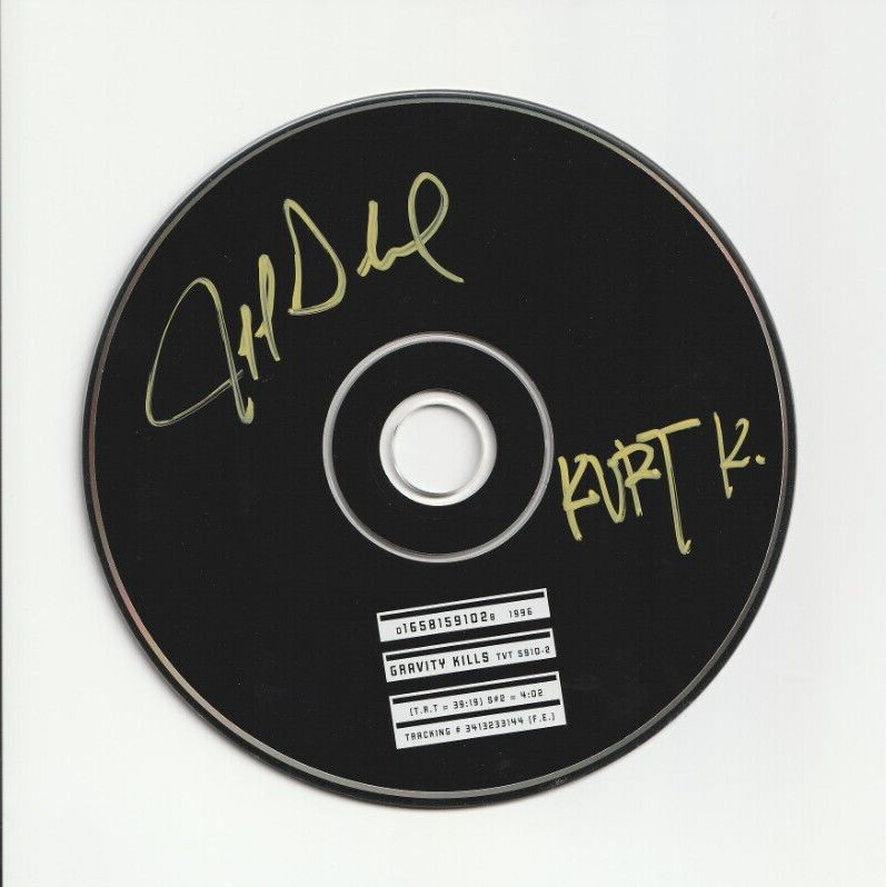 Gravity Kills Autographed CD Compact Disc Kurt Kerns Jeff Scheel F108