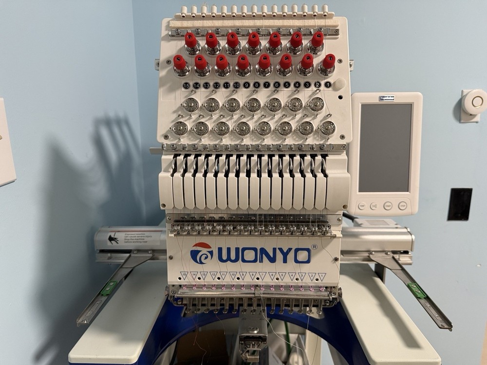 WONYO 1501C Single Head Embroidery Machine