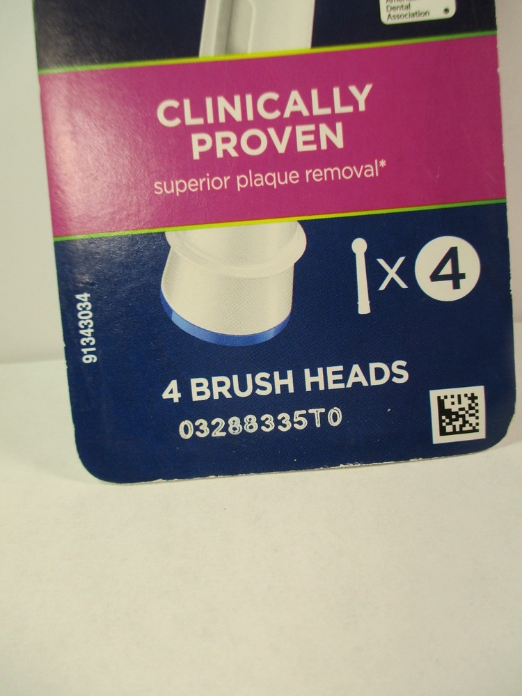 Oral-B Crossaction Max Clean Replacement Brush Heads 4 ct