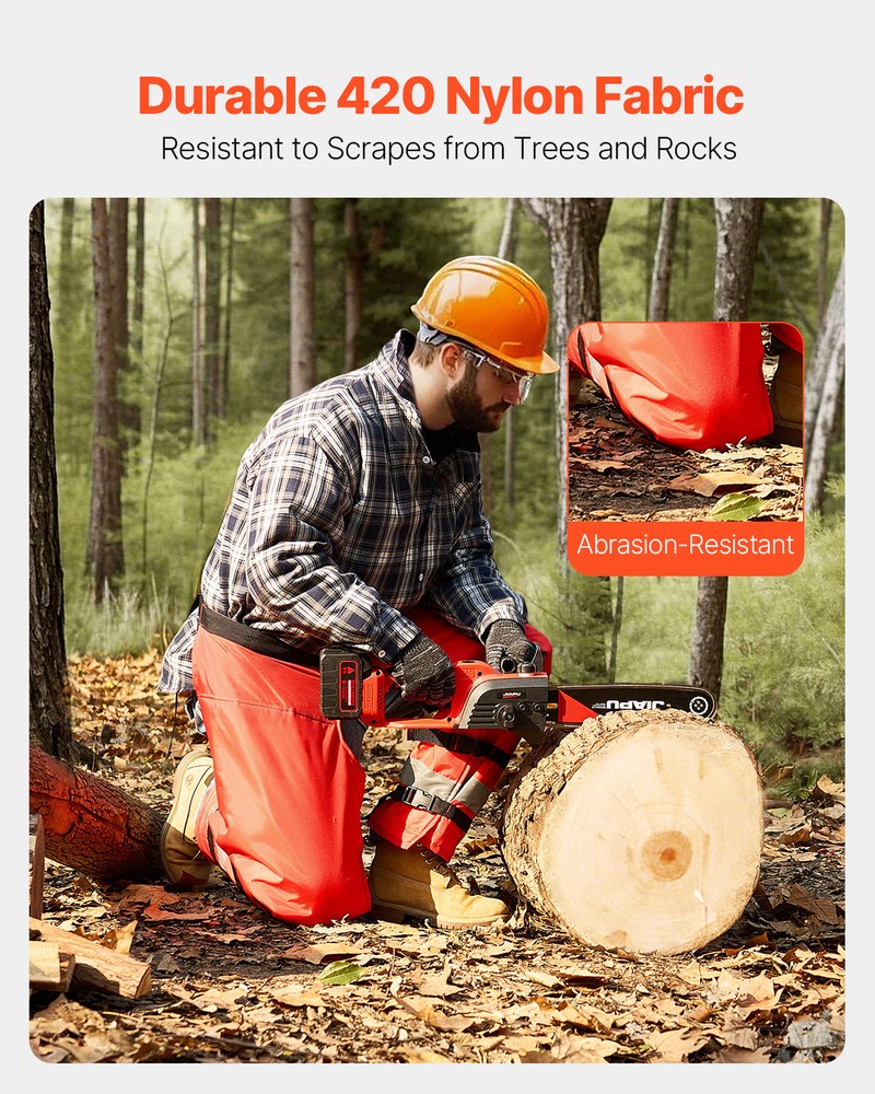 VEVOR Chainsaw Chaps 36.4" Apron Style Chainsaw Safety Chaps Class D Medium