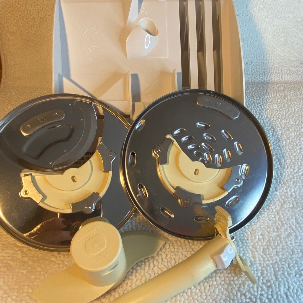 Cuisinart Food Processor Blade and Disc Holder Storage Case with Attachments