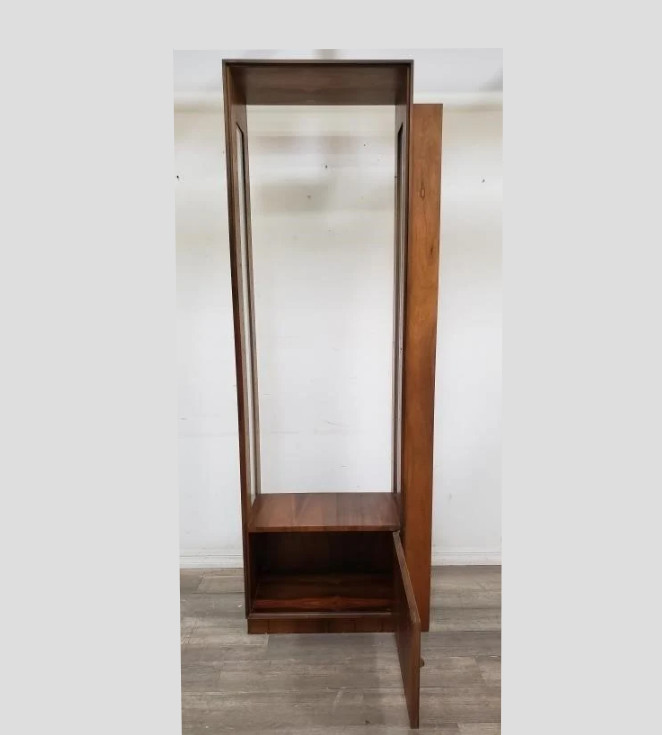 Mid Century Lighted Modular Wall Unit Bookcase Etagere Display Cabinet ~ Asis