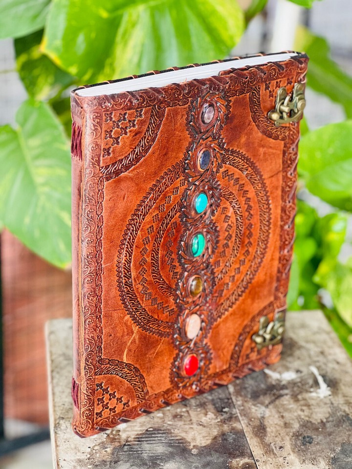 Goat Handmade Prime Leather Journal Seven Stone journal