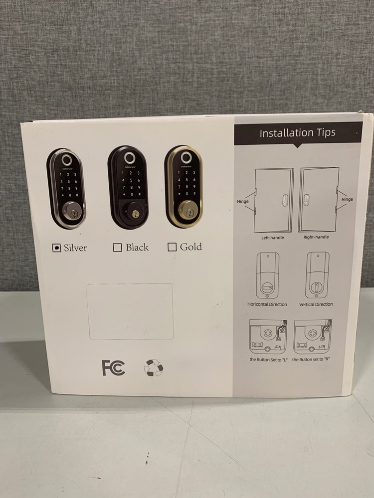 NEW SMONET Fingerprint Electronic Deadbolt Smart Lock