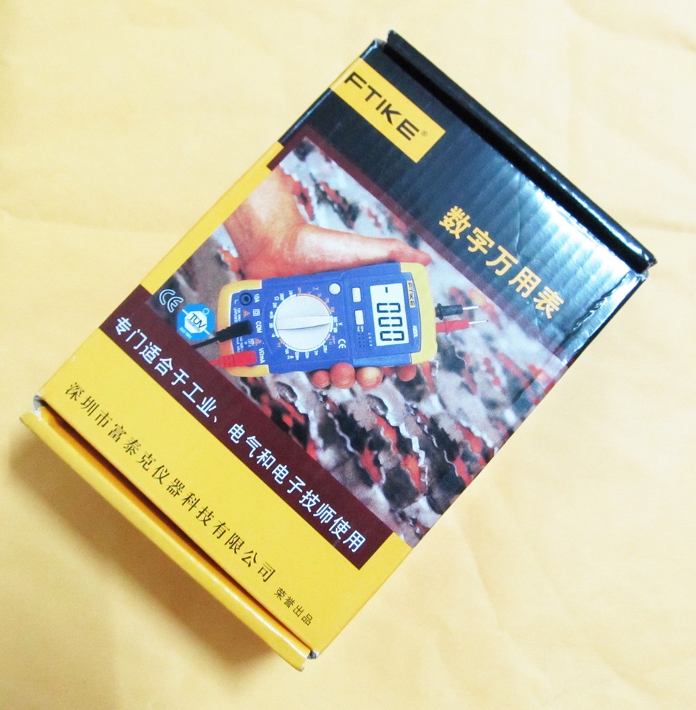 1 pcs FTIKE A830L Digital Multimeter Volt Ohm Amp Test