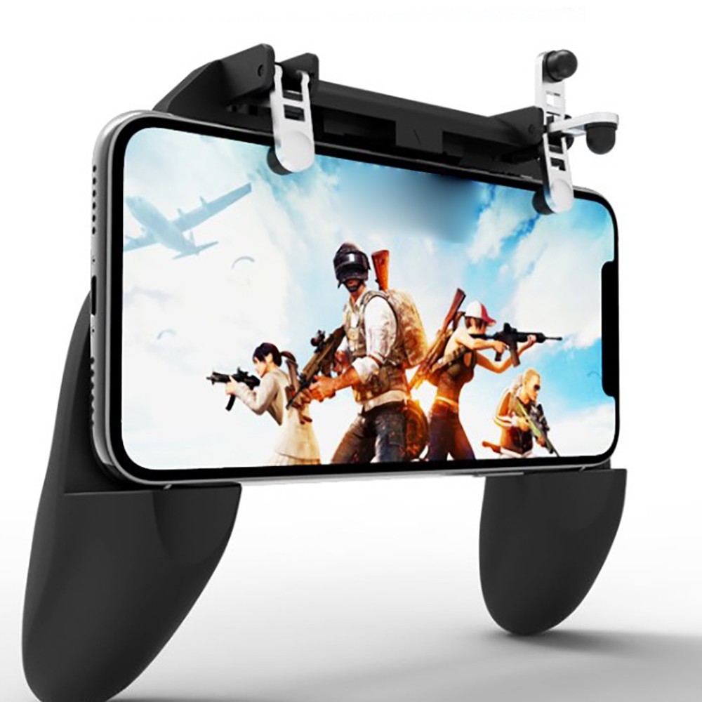 W10 Mobile Game Controller Gamepad Joystick Fire Trigger For PUBG Fortnite G