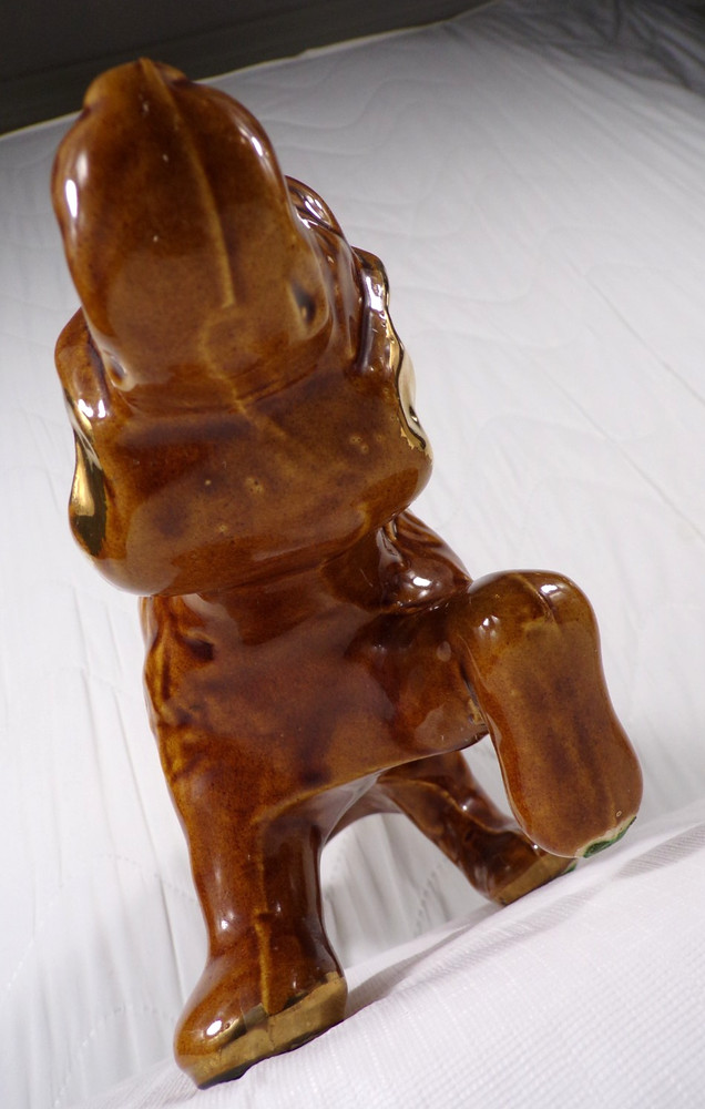 McCoy Hunting Dog Pointer Setter Brown Planter