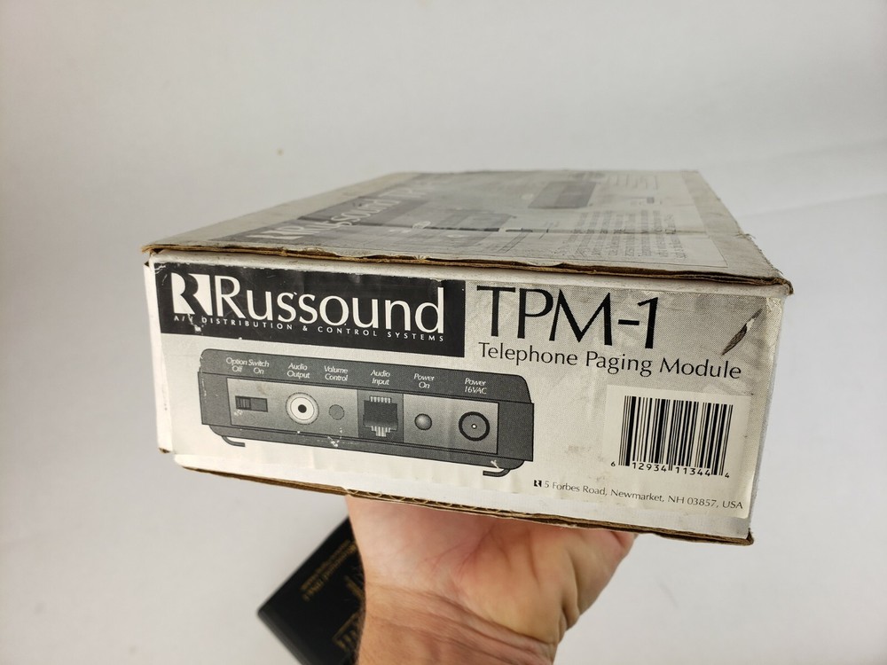 Russound TPM-1 Telephone Paging Module System - DTI-1 PR-4Z CP-4.6. Interface