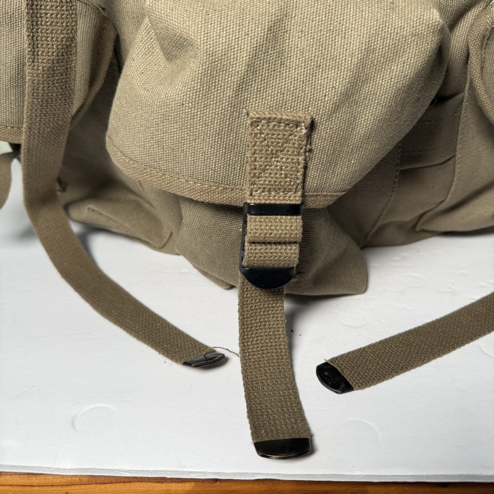 Rothco Olive Drab Canvas Mini Alice Pack Model 2487 Military Backpack Bag