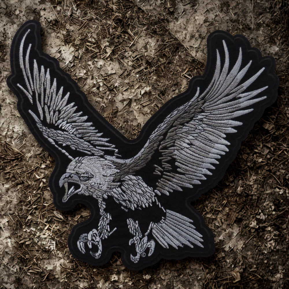 Eagle back patch biker patch punk iron on patch iron on
