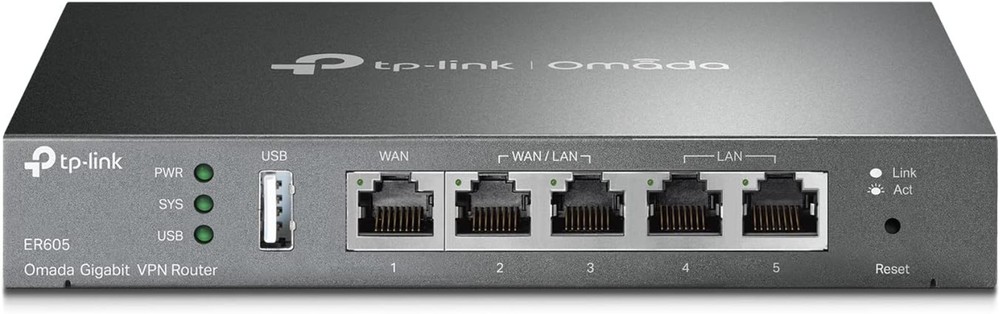 Secure SPI Firewall VPN Router: 3 WANs, Load Balancing & Lightning Protection