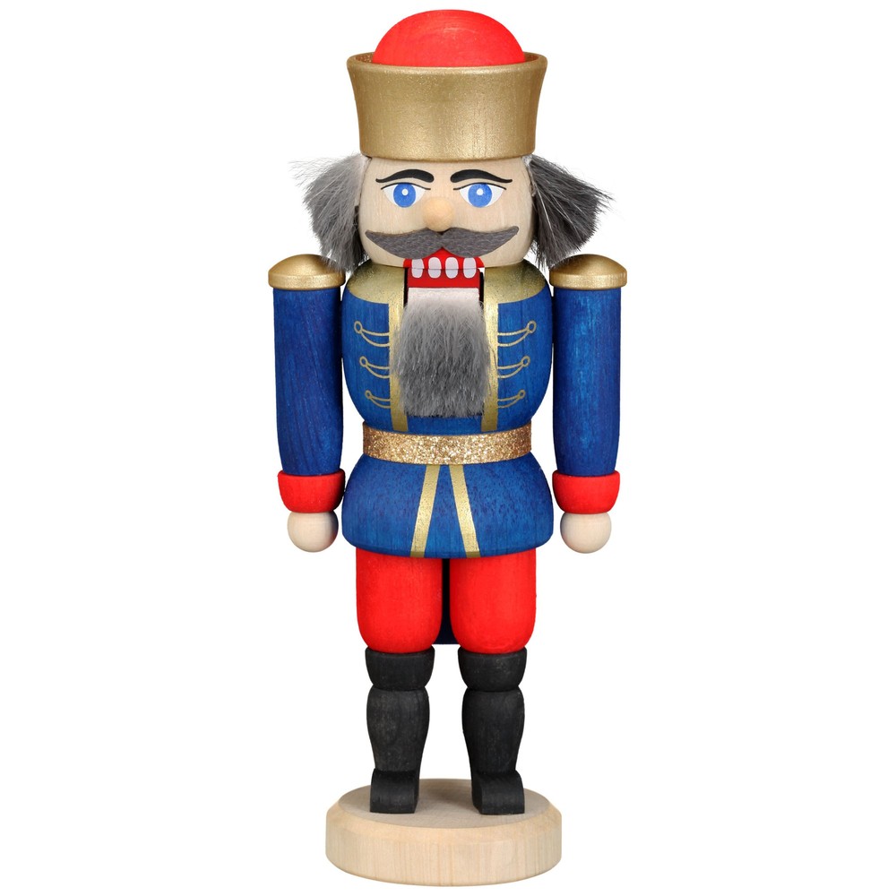 Miniature Blue Crowned King German Nutcracker