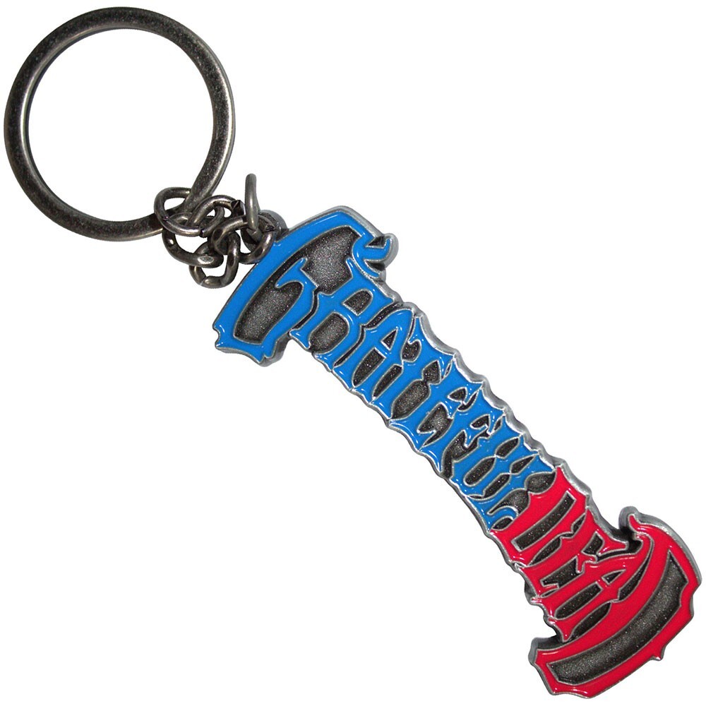GRATEFUL DEAD official metal keyring keychain