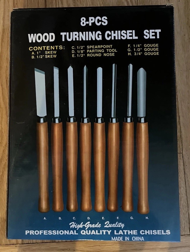 Lathe Chisel Set High Grade Quality Professional Quality 8 Pieces New
