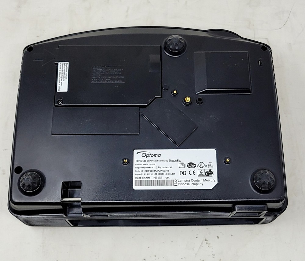 OPTOMA TH1020 DAEHGZNZ Digital Projector SEE NOTES
