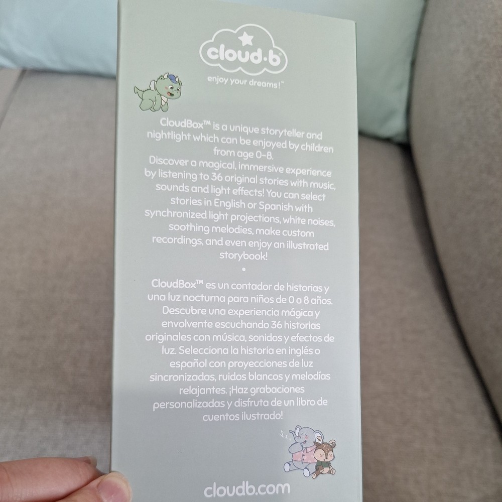 CloudBox – My First Dream Box Nightlight Projector & Storyteller Cloud B