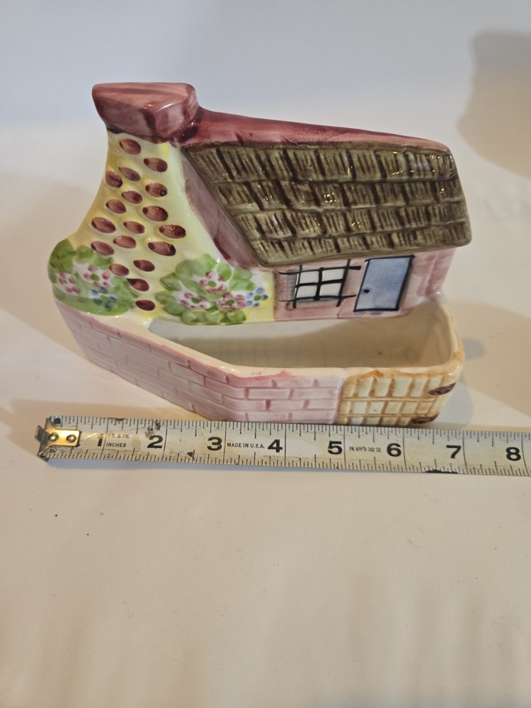 Vintage Miniature Cottage Planters