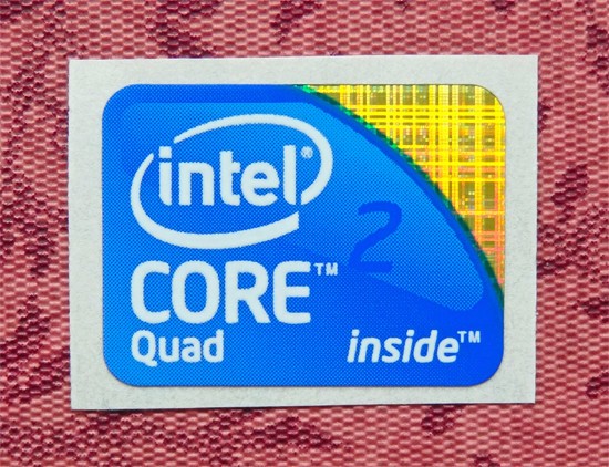 Intel Core 2 Quad Inside Sticker 15.5 x  21mm 2009 Version For Laptop Case Badge