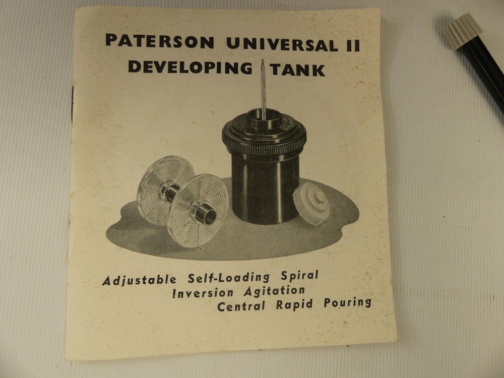 (RefJOH17) Paterson Universal II Developing Tank in original box plus instructio