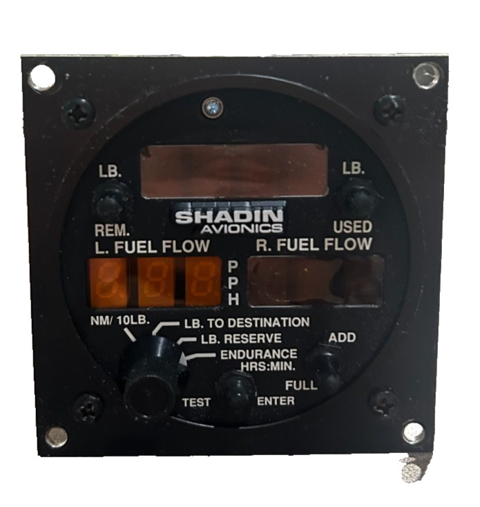 SHADIN - INDICATOR FUEL FLOW - PN: 910536P