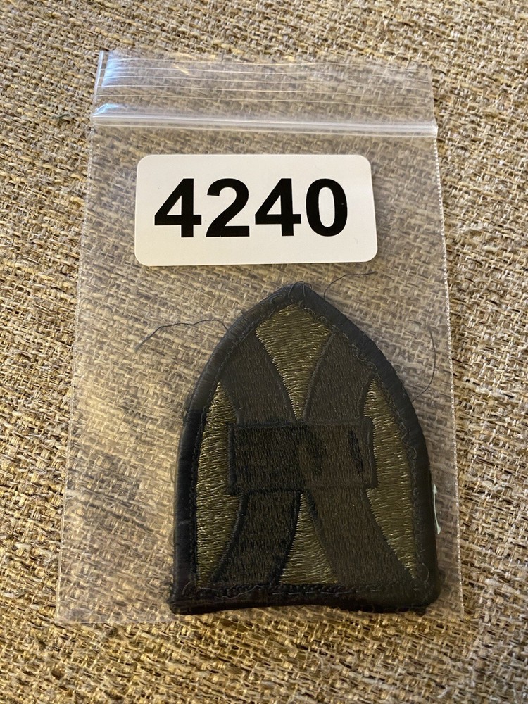 US Army 21st Sustainment Command Subdued Patch INV4240