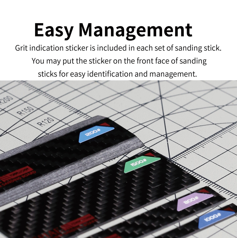 DSPIAE Carbon Fiber Sanding Board CFB-25 - US