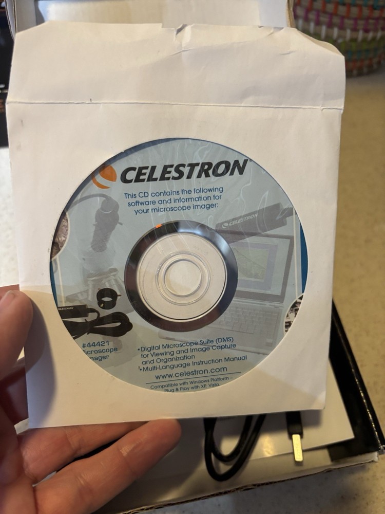 Celestron 44422 Digital Microscope Imager HD 5MP Complete Ex+++