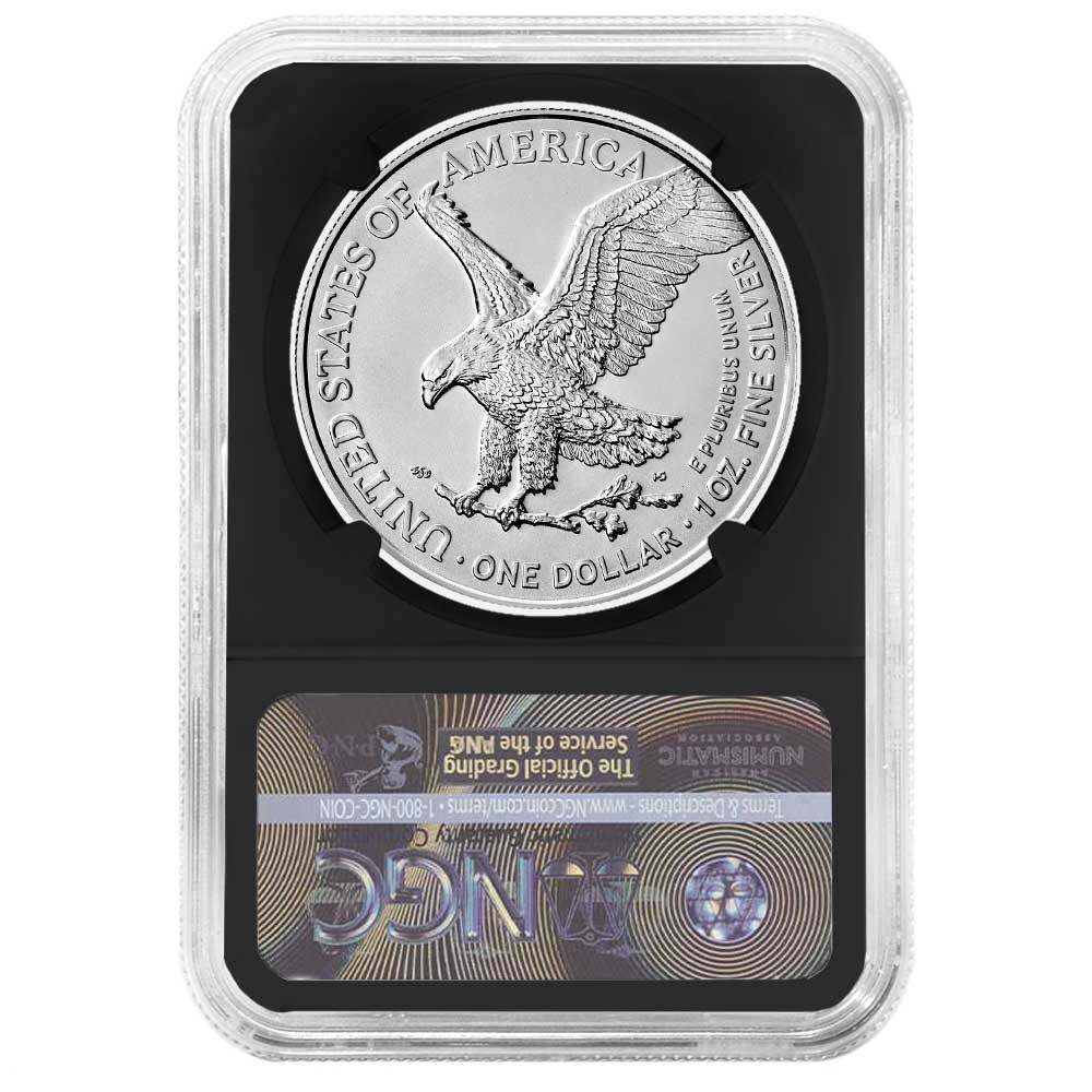 2022 $1 American Silver Eagle NGC MS70 ALS Label Retro Core