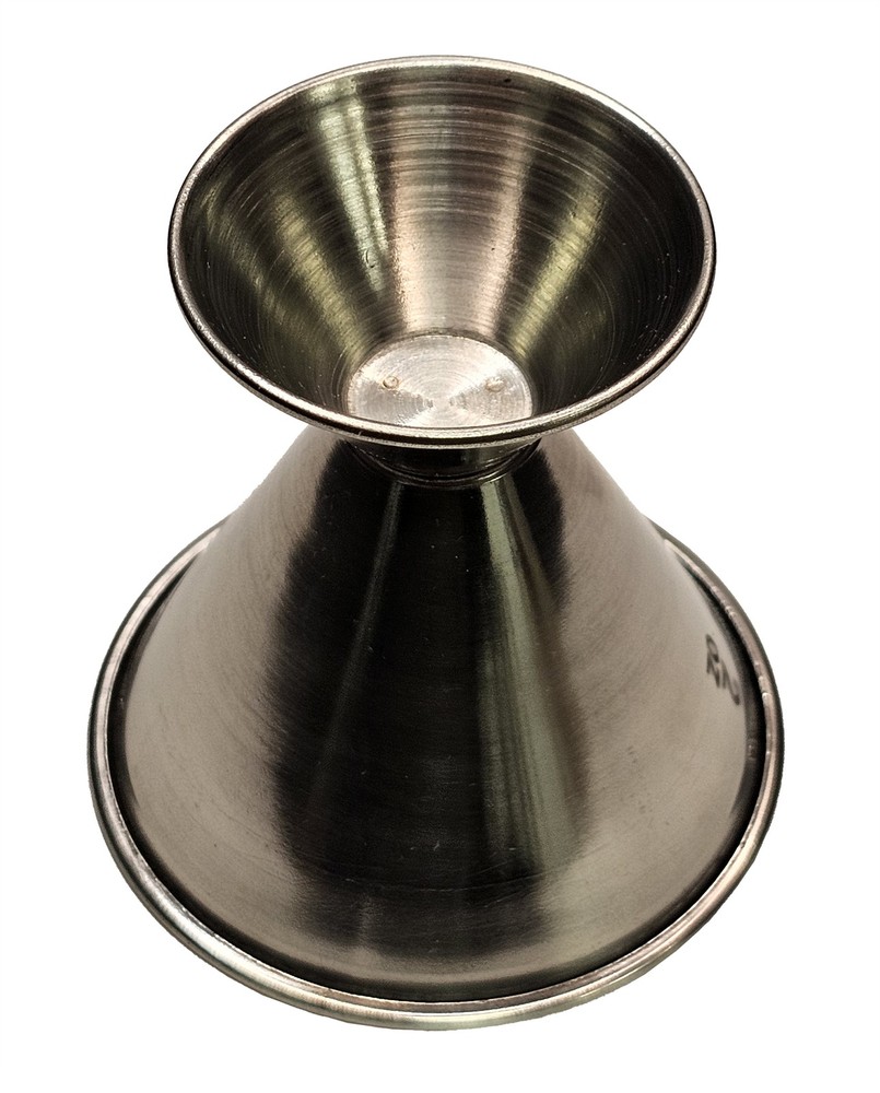 Home Brew Ohio Stainless Steel Personal Cocktail Shaker Jigger & Double Walled