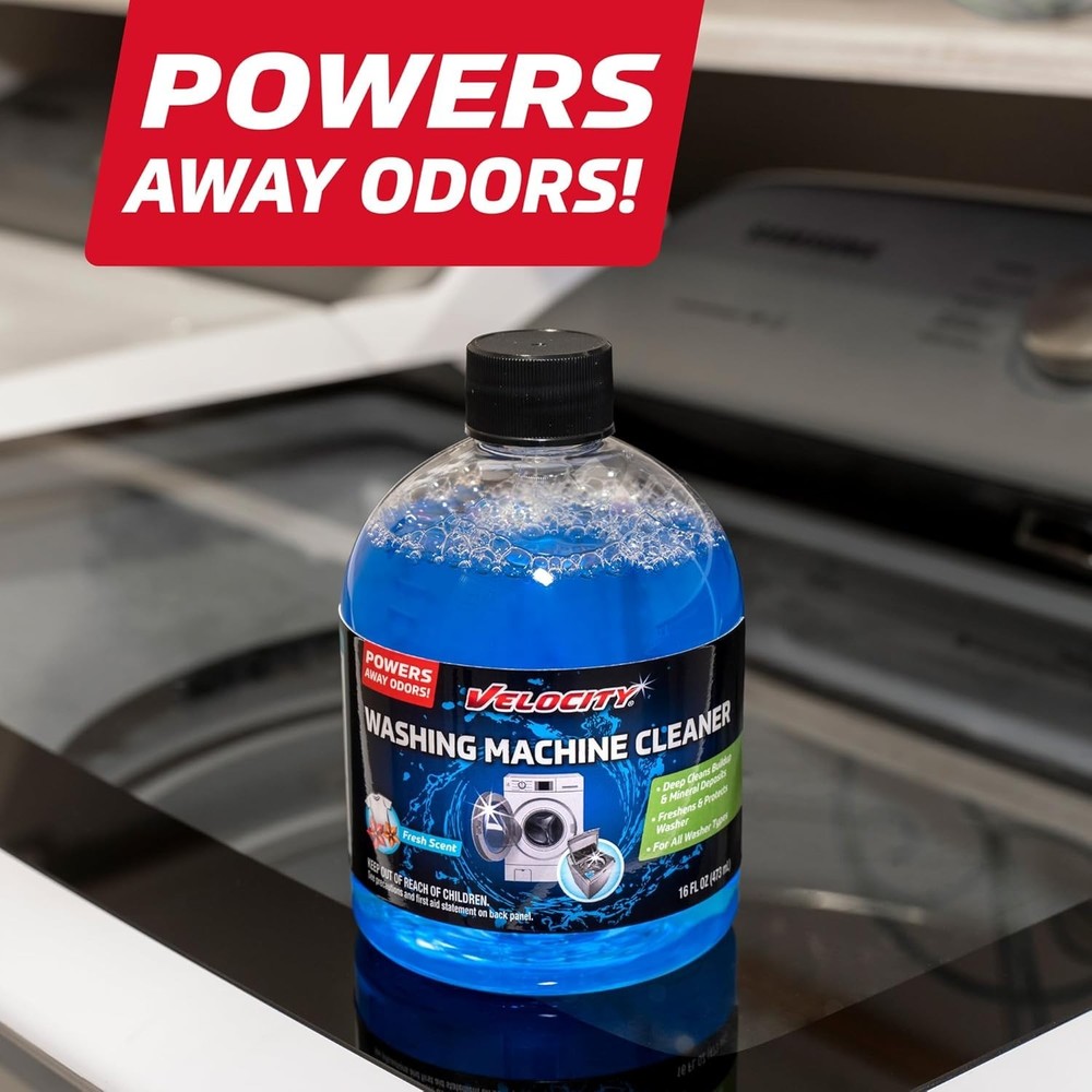 Deep Cleaning Washer Solution - Odor Eliminator for All Front & Top Load Washers