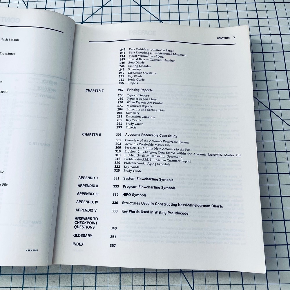Programming Logic Marjorie Leeson IBM 1983 Vintage Computer Computing Design