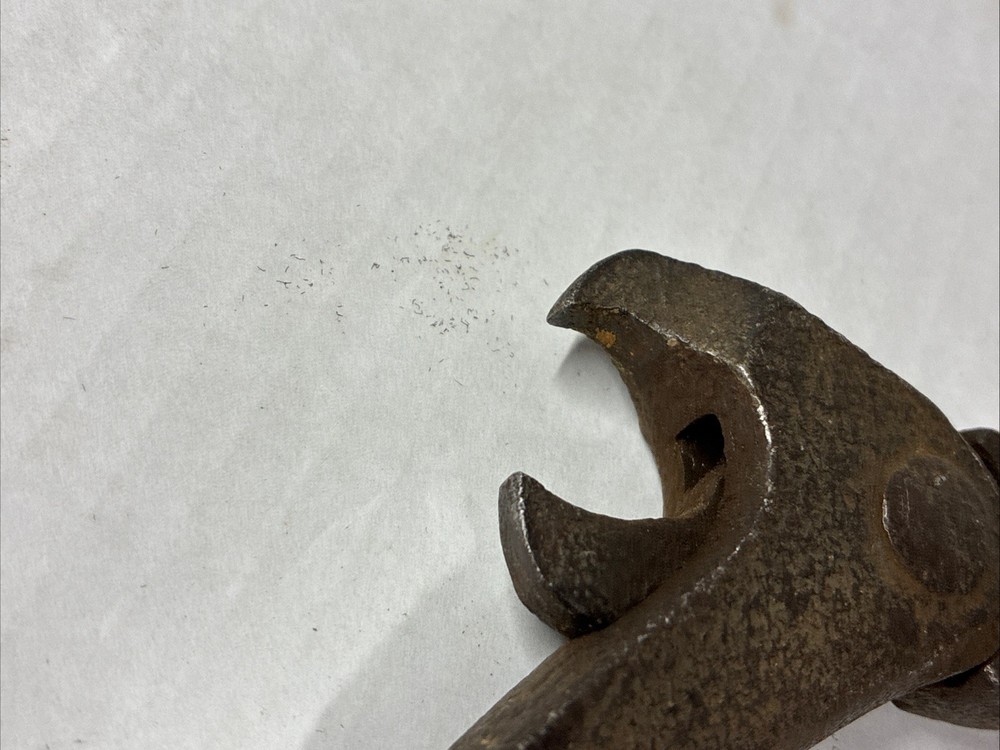Antique Nail Puller Chas Morrill Cast Iron Nail Puller USA
