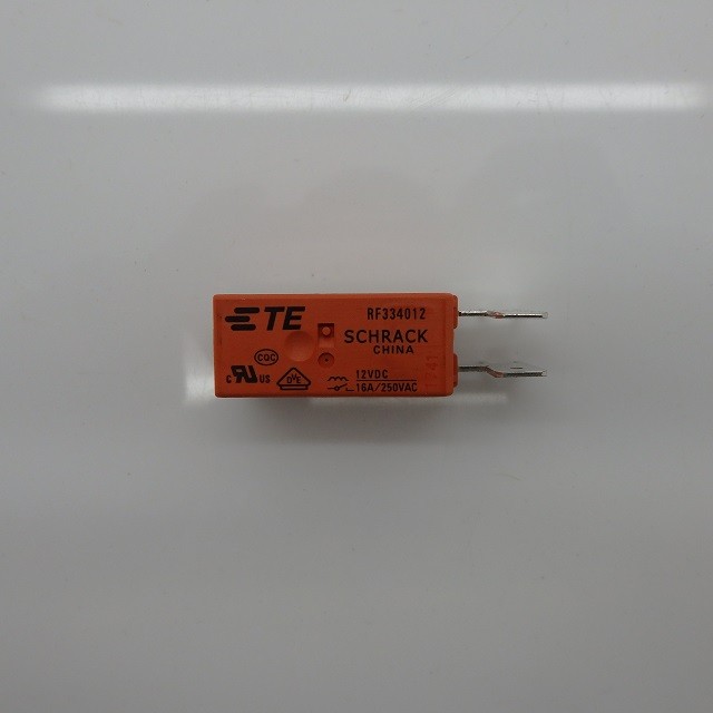 TE Connectivity Schrack RF334012 16A 12VDC SPST-NO PCB Relay QC Tab
