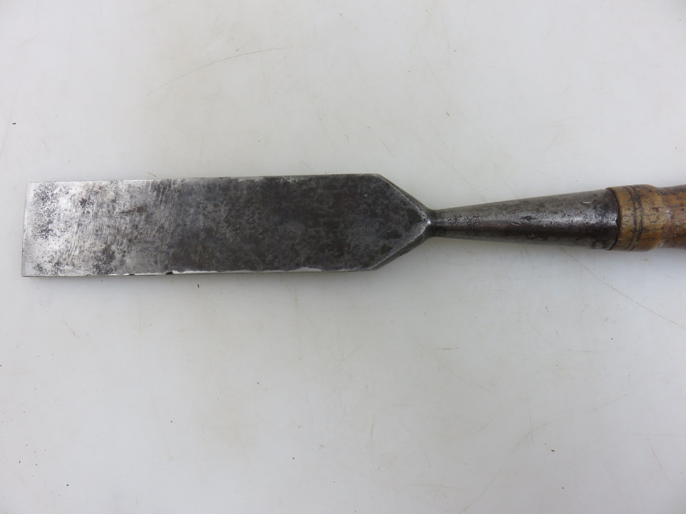 Shapleigh Hardware Diamond Edge Wood Handle Socket Chisel 1-1/2" Vintage