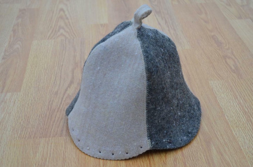 Sauna hat wool / Original Sauna Hat Wool, Felt bath accessories Wool Sauna Hat W