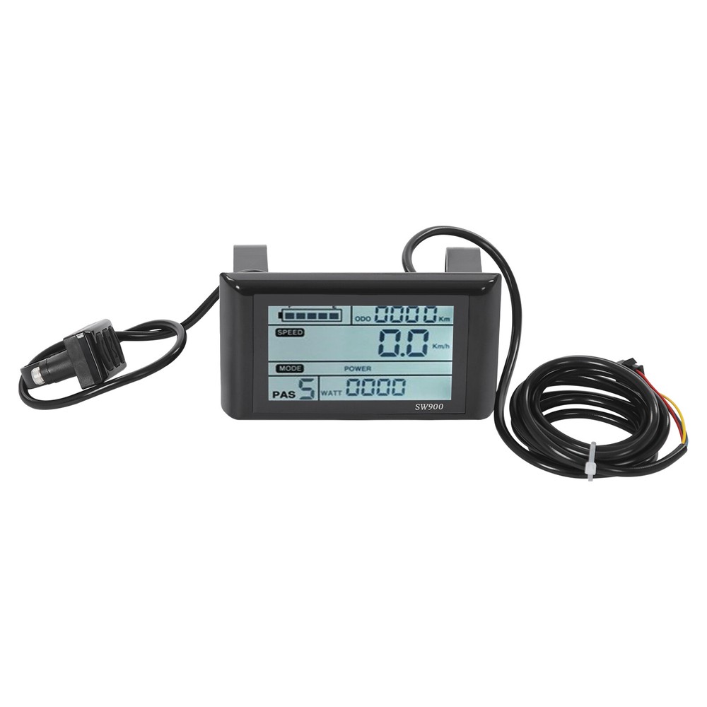 Electric Bicycle Display Screen E-Bike LCD Display Screen Rectangle 10*6cm