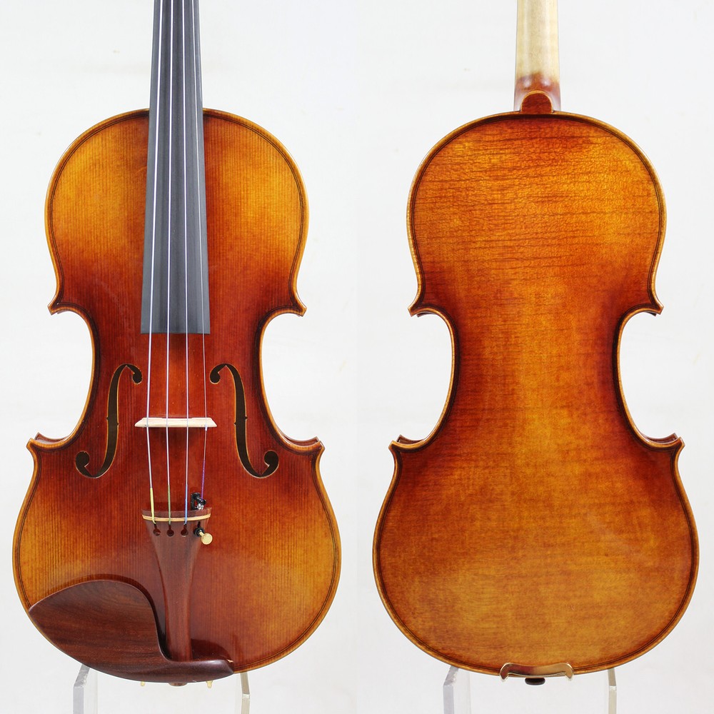 1 Pc Back!A Great Stradivari Messiah Style 4/4 Violin!Master tone! M8087
