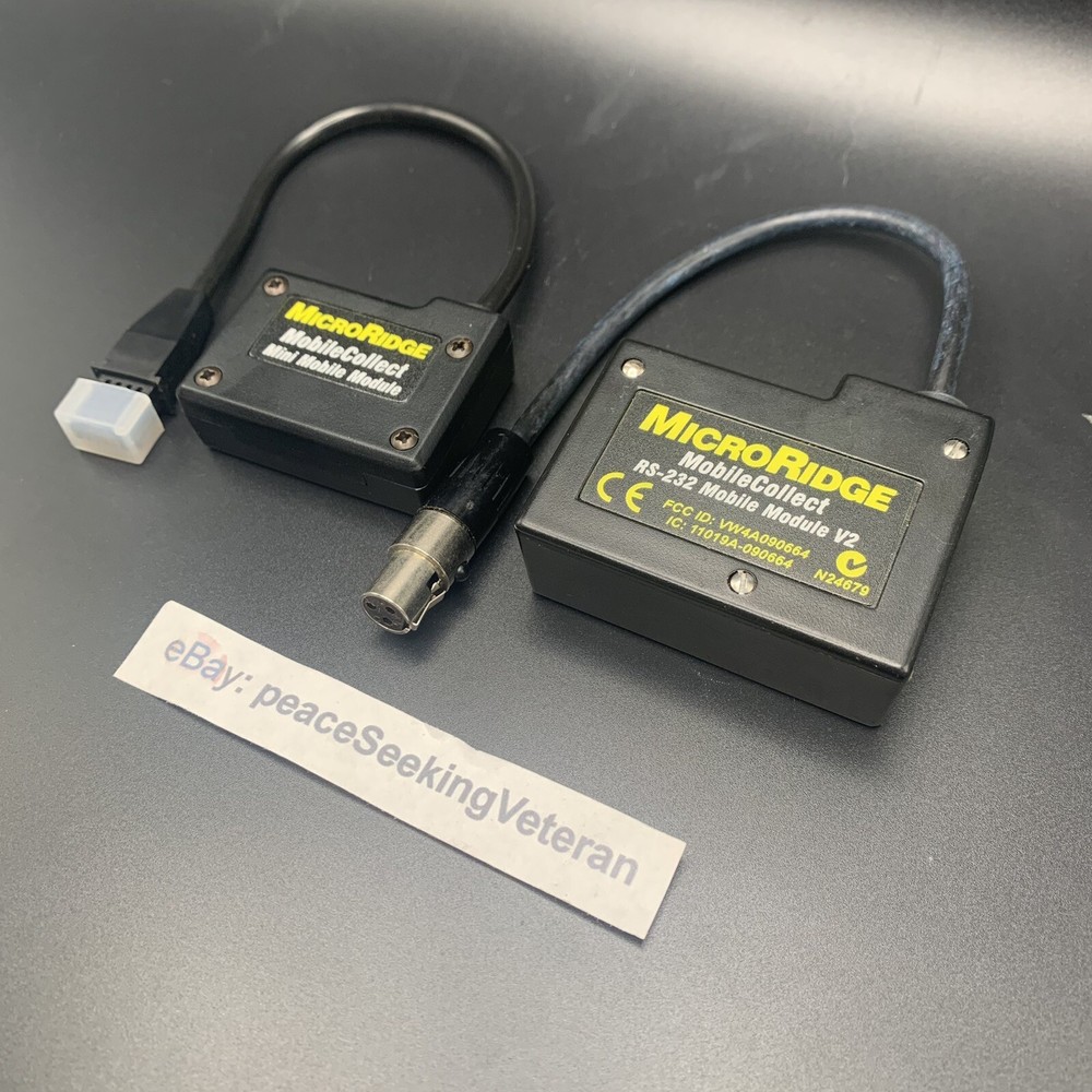 2x - MicroRidge MobileCollect RS-232 V2 & Mini Mobile Module Transmitter 24679