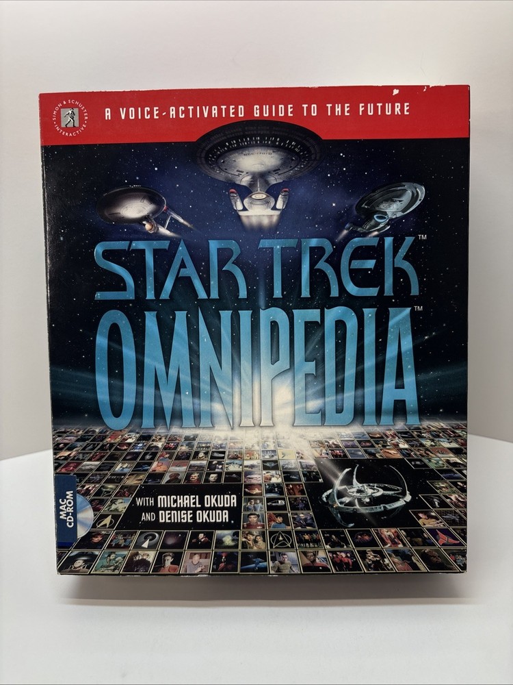 Star Trek Omnipedia (1995) Computer Software CD-Rom