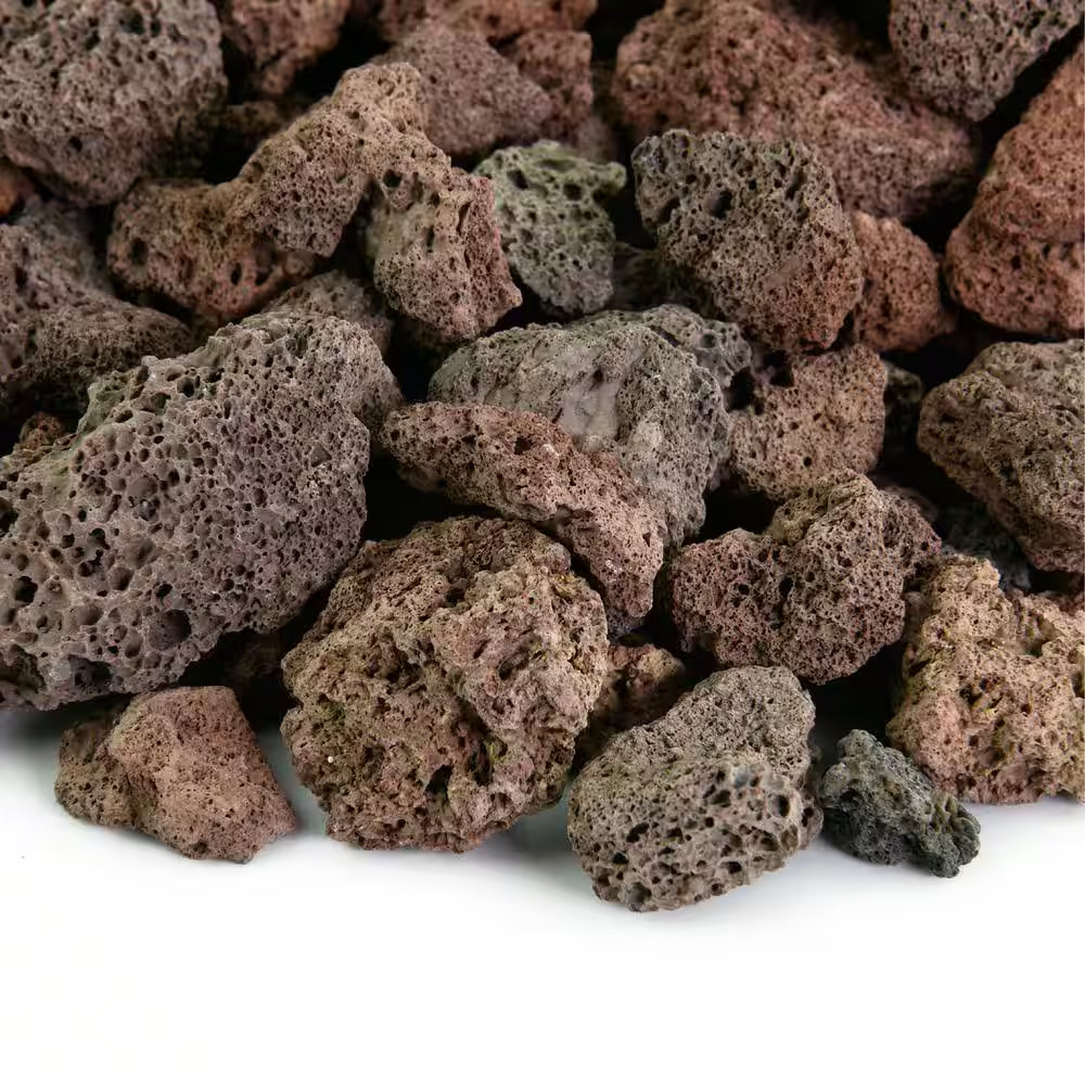 10 Lbs. Red Lava Rock 3/4 In.