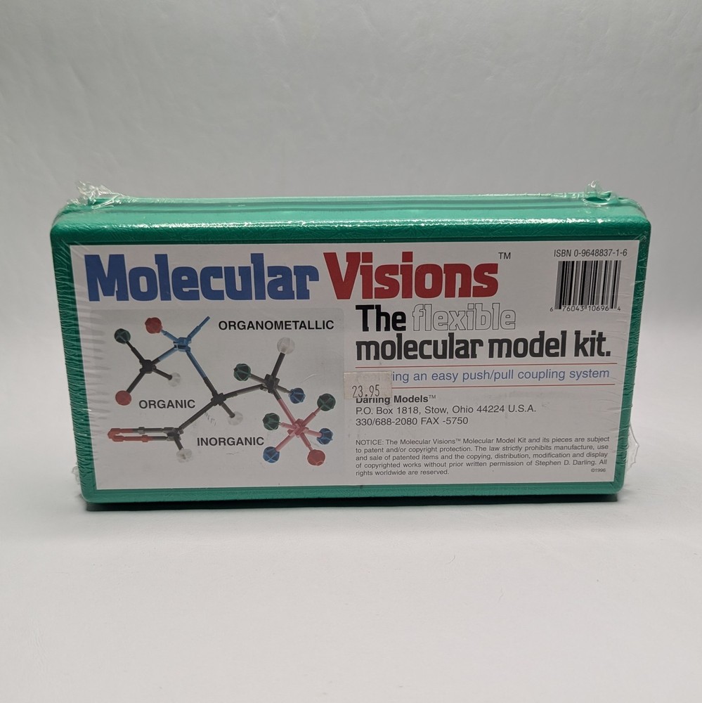 Molecular Visions The Flexible Molecular Model Kit by Darling Models New Sealed