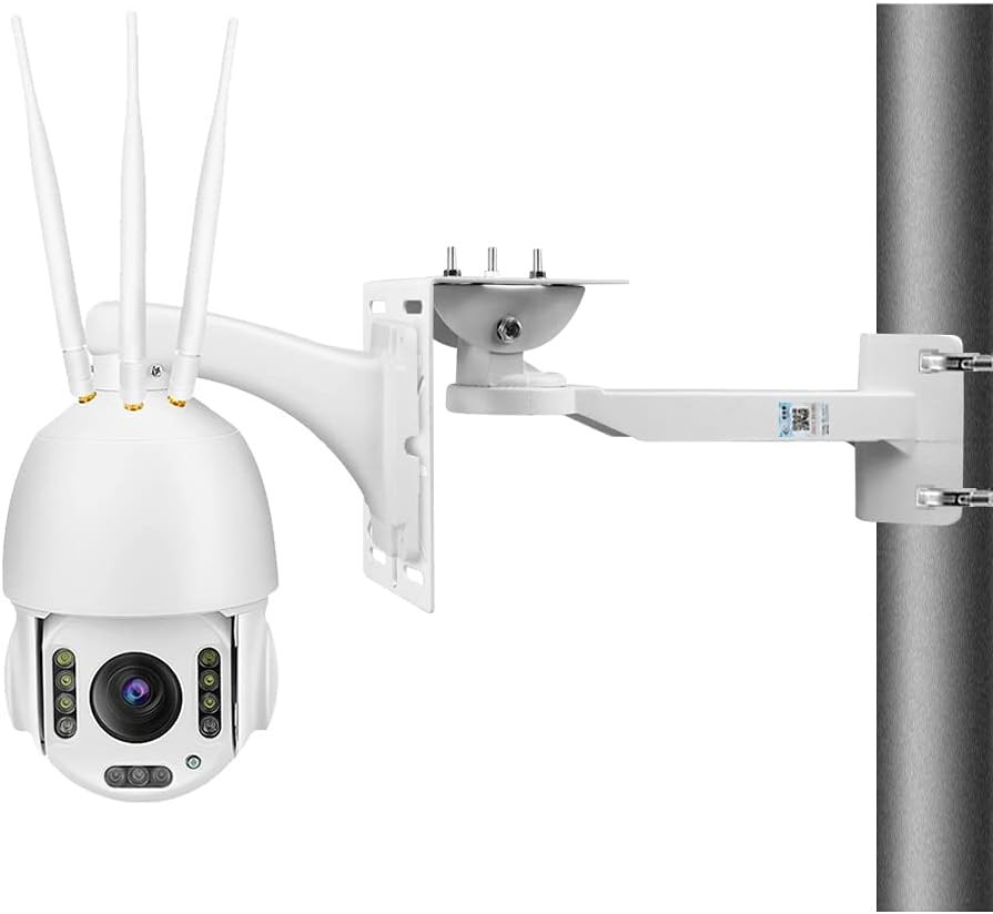 L-Shape Dome Camera Bracket,Universal Wall Ceiling Mount Bracket for Security CC