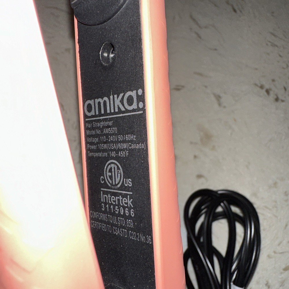 Amika Ceramic 1" Salon Flat Iron EUC