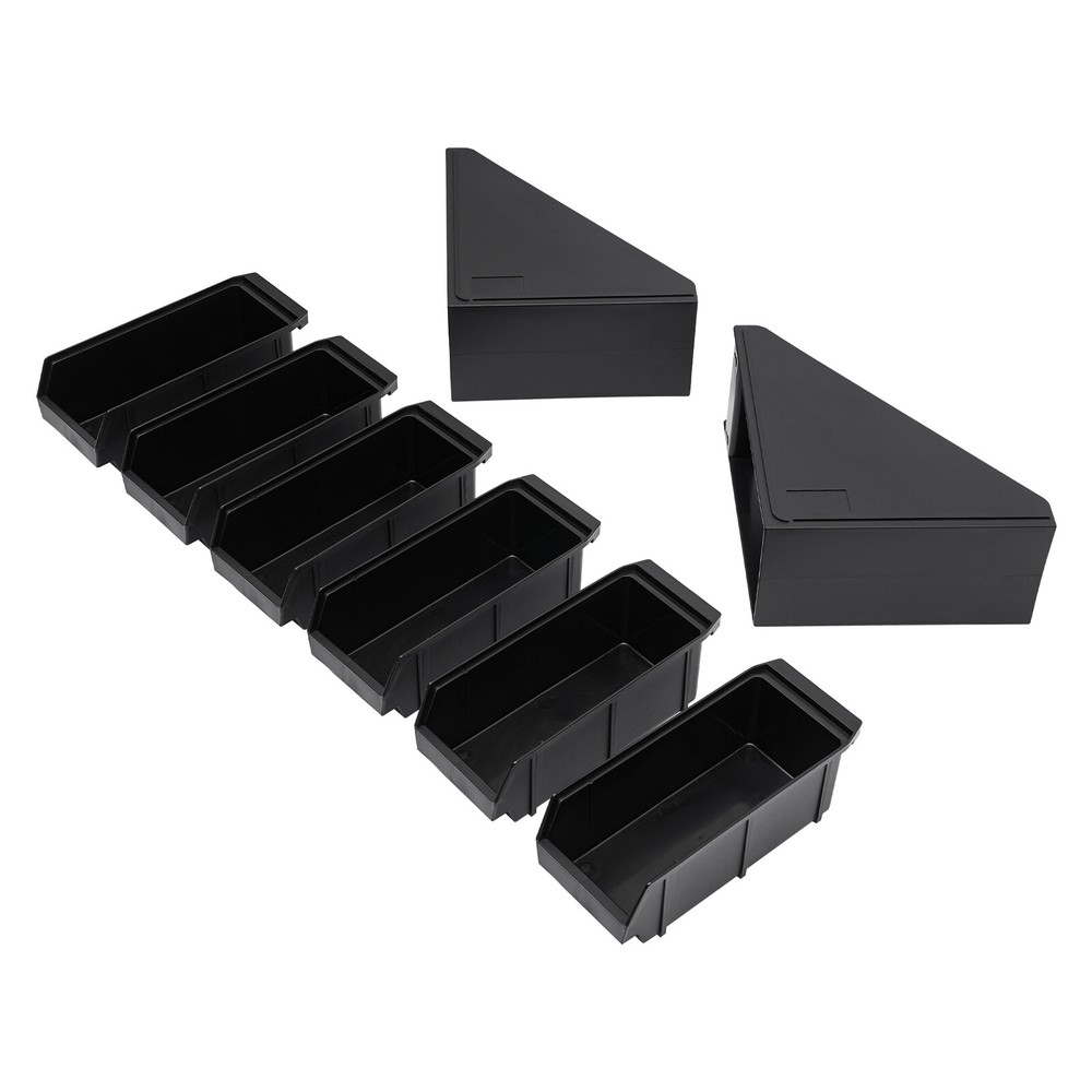 6-Compartment Condiment Organizer Bin - 3-Tier Storage for Coffee & More