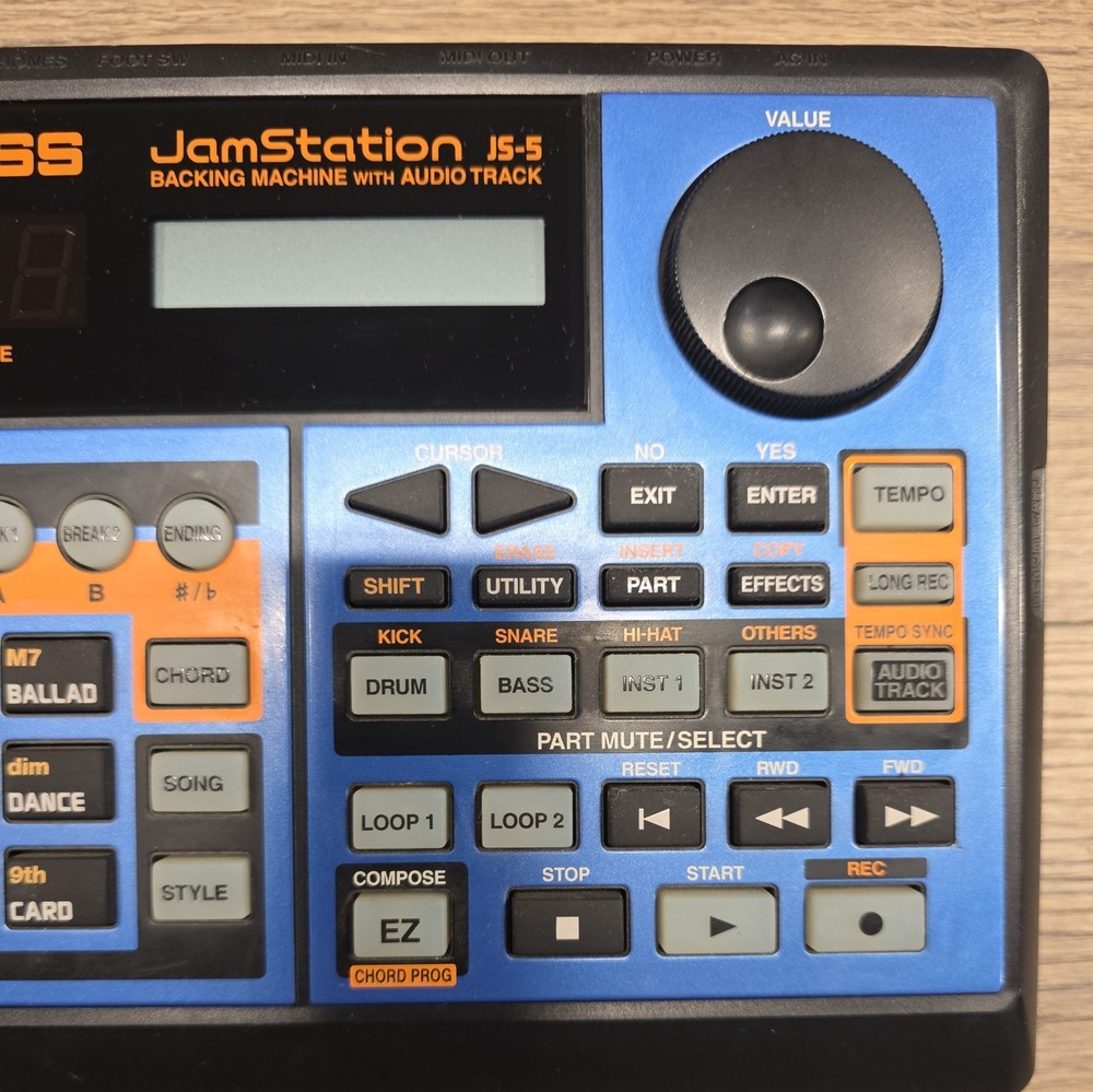 Boss JS-5 JamStation Backing Machine Music Audio Equipment Module Only
