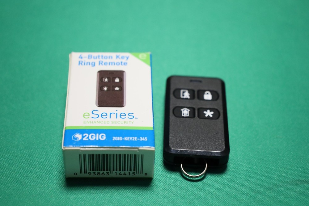 2Gig 4-Button Key Ring Remote (2Gig-Key2E-345)