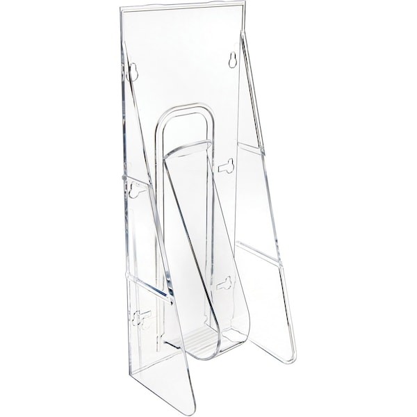 Deflecto 55601Gr Leaflet Holder, 1 Compartment, Clear